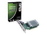 Club3D NVIDIA GeForce 8400GS Grafikkarte (PCIe x16, 512MB DDR3 Speicher, DVI, VGA, HDMI) passiv