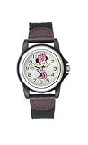 Disney Minnie Mouse Nylon Strap Silver Dial Women's watch #MCK624