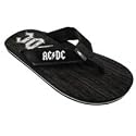 AC DC AC/DC Music Band - Black Mens Sandals Flip Flops