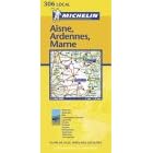 Michelin Local France Aisne/Ardennes/Marne Map (Michelin Local France Maps)