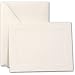 Pearl White Triple Panel Large Note Cards