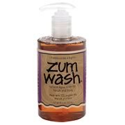 Indigo Wild Zum Wash Natural Hand & Body Liquid Soap, Frankincense & Myrrh, 8 Fluid Ounces