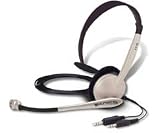 Koss Monaural Headset With Noise Canceling Microphone