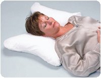 Hermell Products HFNC3920 22 x 18 Inch Butterfly Pillow - White