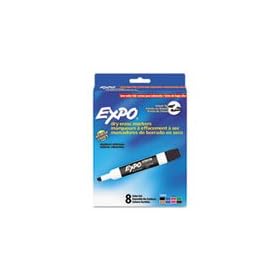 EXPO 80078 - Low Odor Dry Erase Markers, Chisel Tip, Assorted, 8/Set-SAN80078