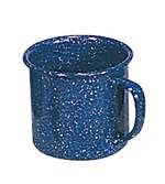 Stansport Outdoor 10985 10-Ounce Cinsa Blue Enamel Coffee Mug