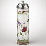 Pfaltzgraff Napoli Glass Old Fashion Straw Dispenser