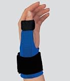 Neoprene Thumb Splint, Large - Black / Blue