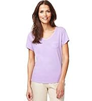 Indigo Collection Pure Cotton Slub T-Shirt