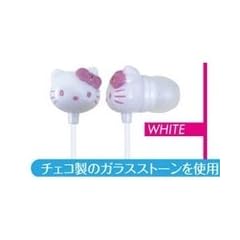 ハローキティステレオイヤホンホワイトSAN-32WH