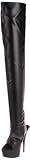Pleaser Women's Delight-3017 Knee-High Boot,Black,12 M US