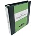 Acco&ndash;Wilson Jones(R) Smart-View&trade; Locking Round-Ring Vinyl View Binder, 2 Ring, Black