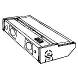 American Lighting 8-Inch Hardwire Xenon Under Cabinet Light, 20 Watt, High Low Switch, 120... by American Lighting