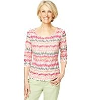 Classic Collection Brush Stroke Top