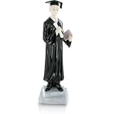 Porcelain Graduation Boy Figurine