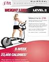 iFit Weight Loss Elliptical Workout SD Card ,Style: Level 3