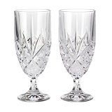Godinger Dublin Crystal Set of 12 Iced Beverage Glasses