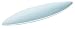 Nikko Ceramics Metro Ocean 14-Inch Leaf Tray