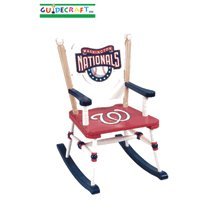 Guidecraft Washington Nationals Children's Rocking Chair 12
