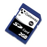 Gateway 2GB Hi-speed 150X Secure Digital Card Sd