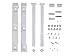 Intel SR1350 MTG BRACKETS-MID FRONT 2POST OR 4POST ( FXXBRACKETS )