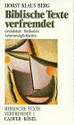 Biblische Texte verfremdet, in 12 Bdn., Bd.1, Biblische Texte verfremdet - Klaus Berg