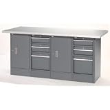 72 X 24 8 Drawer/2 Cabinets - Plastic
