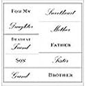 Anna Griffin's Wood-Mounted Stamp Sets - Sentiments