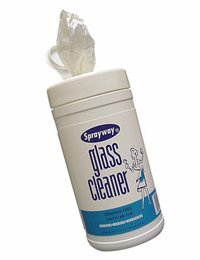 GLASS CLEANER WIPES
