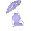 Redmon Baby Beach Chair and Matching Umbrella, Purple