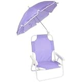Redmon Baby Beach Chair and Matching Umbrella, Purple