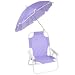 Redmon Baby Beach Chair and Matching Umbrella, Purple