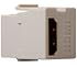 Leviton 40834-T Feed Through, QuickPort HDMI Connector, Light Almond