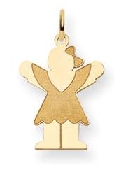 Genuine IceCarats Designer Jewelry Gift 14K Kid Charm