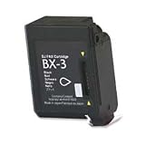 Compatible Canon BX3 (BX-3) Ink Cartridge. COMPATIBLE Canon BX-3 Ink Cartridge (Canon BX3). Black Fax Cartridge. Canon Compatible COM-BX3 Fits printer models: B540/B550/B640, MultiPass 800, FAXPHONE B95