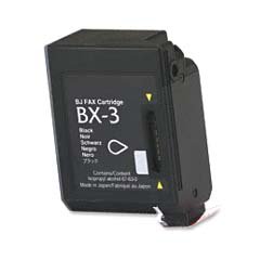 Compatible BX-3 Ink Cartridge (Canon BX3). COMPATIBLE Canon BX-3 Ink Cartridge (Canon BX3). Black Fax Cartridge. Canon Compatible COM-BX3 Fits printer models: B540/B550/B640, MultiPass 800, FAXPHONE B95