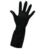 Heavy Duty Black Household Rubber Gloves - Large