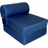 26 Adult JrTwin Studio Chair Sleeper in Navy by American Furniture Alliance