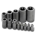 S K Hand Tools (SKT19761) 13 Piece 1/4, 3/8 and 1/2 Drive Female E-TORX Socket Set