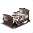 Sorelle Joel Solid Pine Toddler Bed in Espresso