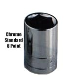 1/2in. Drive Standard 6 Point Socket 26mm