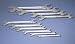 Thin Open End Wrenches - Metric
