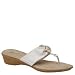 White Mountain Women's Mermaid Sandal - 9M White