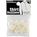 Blumenthal Lansing 3002 Shirt Buttons, 7/16-Inch and 3/8-Inch, Off White, 11-Buttons (3 Small, 8 Large)