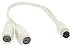 PS2 Keyboard and Mouse Splitter Cable, MiniDin6