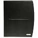 Panodia Premium Compact Series, Refillable Grainy Leatherette Multi Ring Presentation Album, Size: 8.5 x 11, with 10 Polyester Sheet Protectors, Color: Black