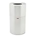 Atrium Radius Top Waste Container, Rnd, Aluminum, 35gal, Satin Alum