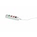 DCI 4-Port USB Power Strip, Assorted Colors (30390)