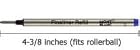 Montblanc Fineliner Medium Point Black Ink Refill 8886