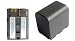 7.4v 4500 mAh Dark Grey Camcorder Battery for Canon BP-514